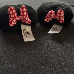 Minnie Mouse Ears Hair Clips